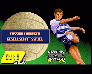 Fussballmanager Gessellschaftsspeil screen shot title